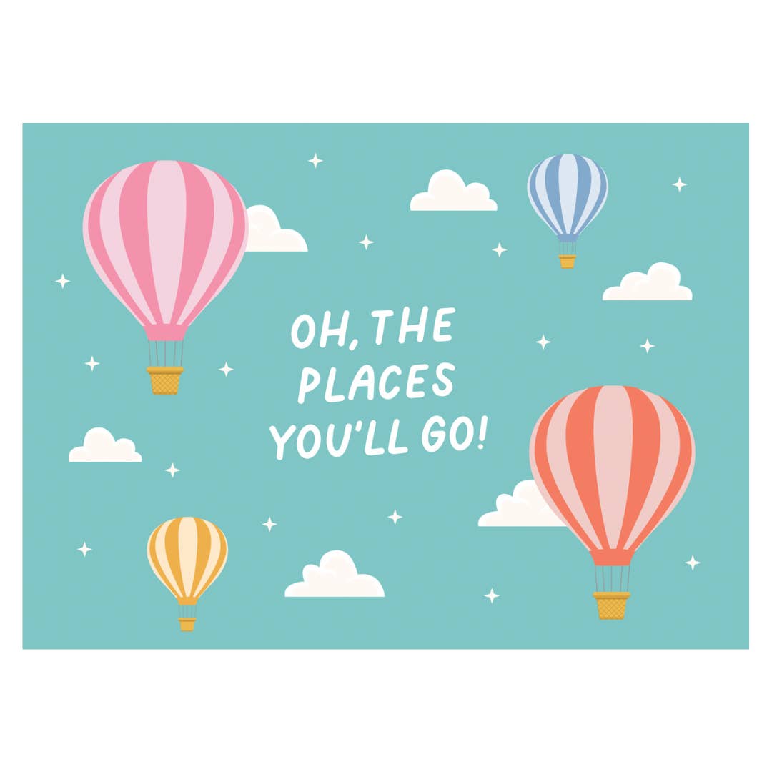 Oh The Places You'll Go Banner - Kids Wall Decor