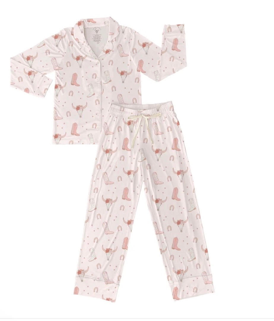 Cowgirl Up Women's Bamboo Jammies