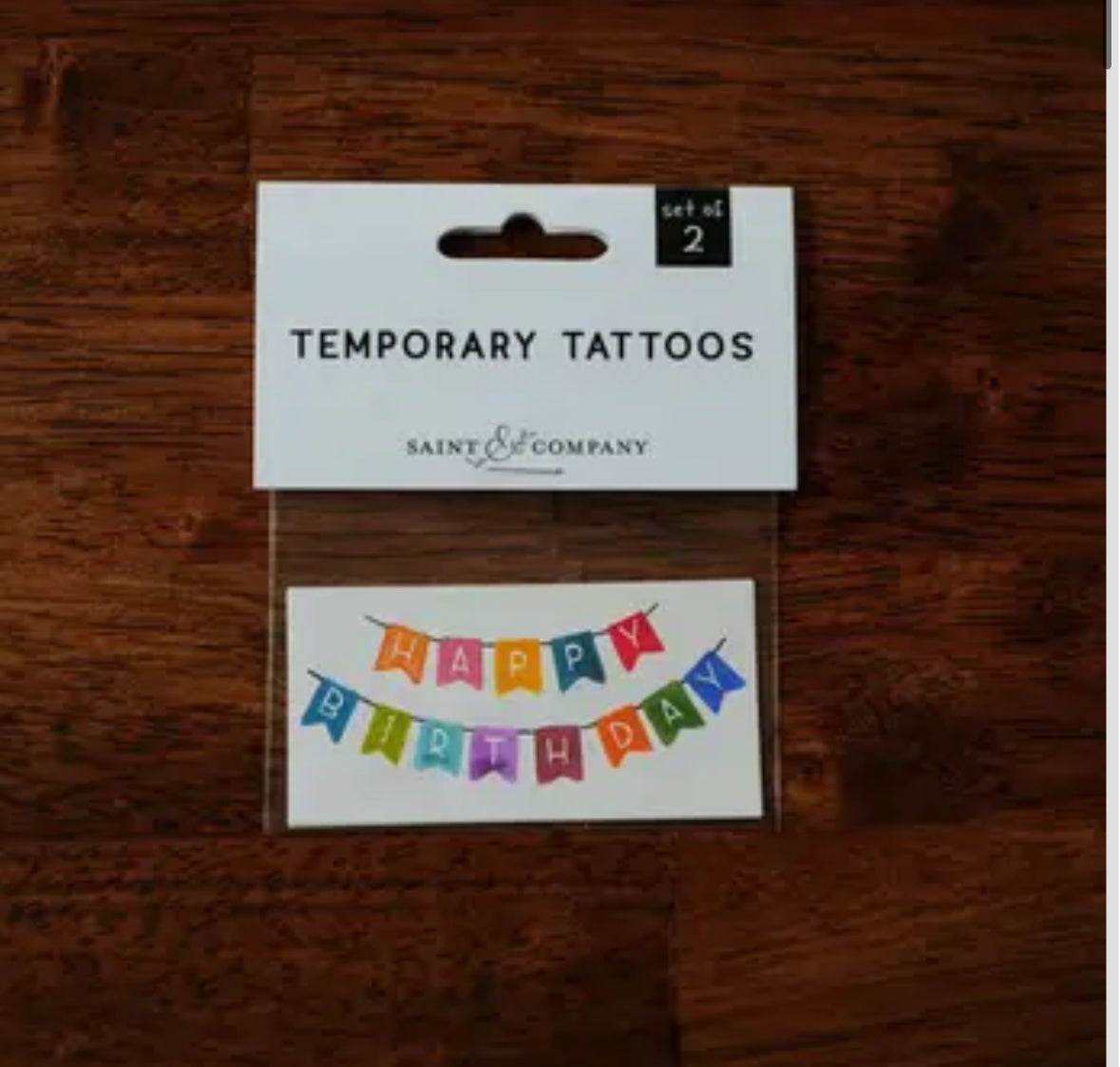 Saint & Company Temporary Tattoos