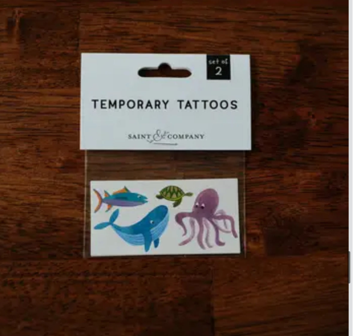 Saint & Company Temporary Tattoos