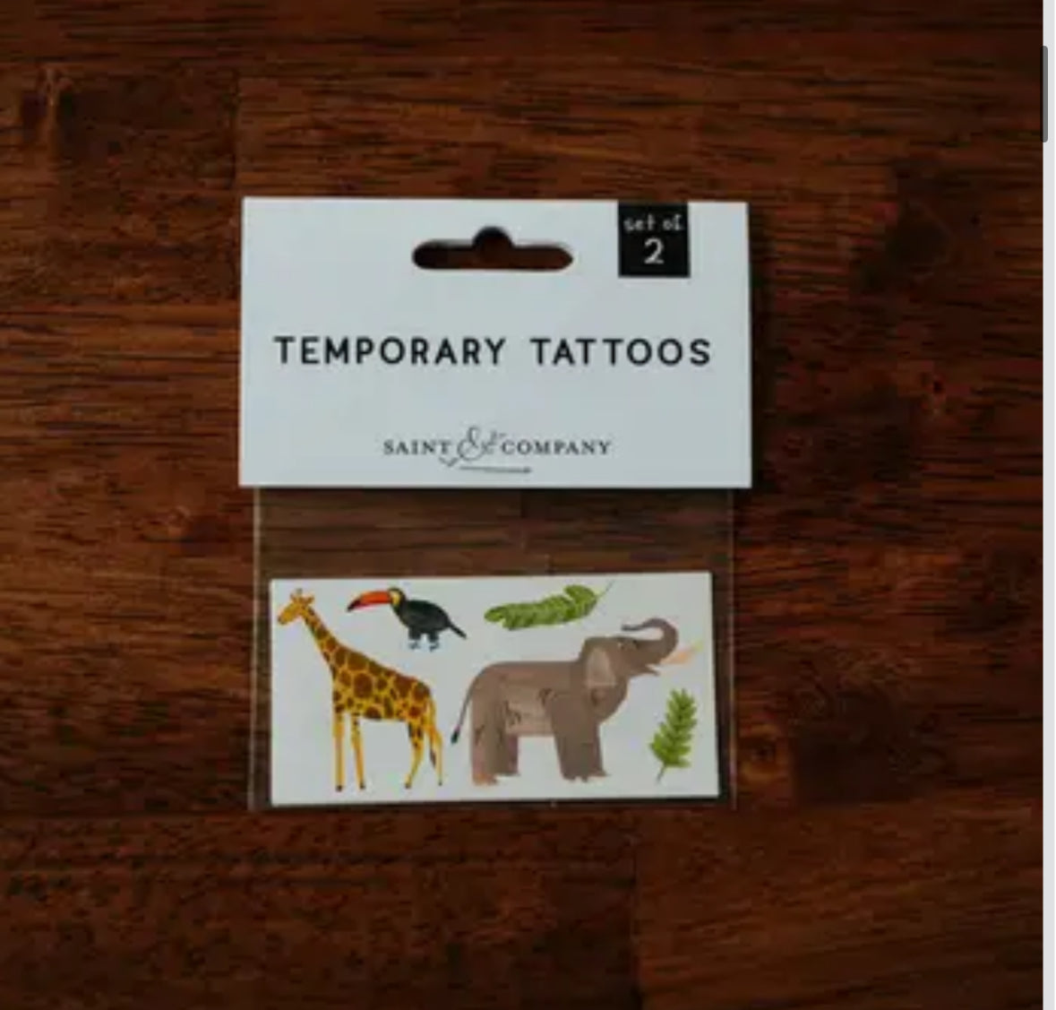 Saint & Company Temporary Tattoos