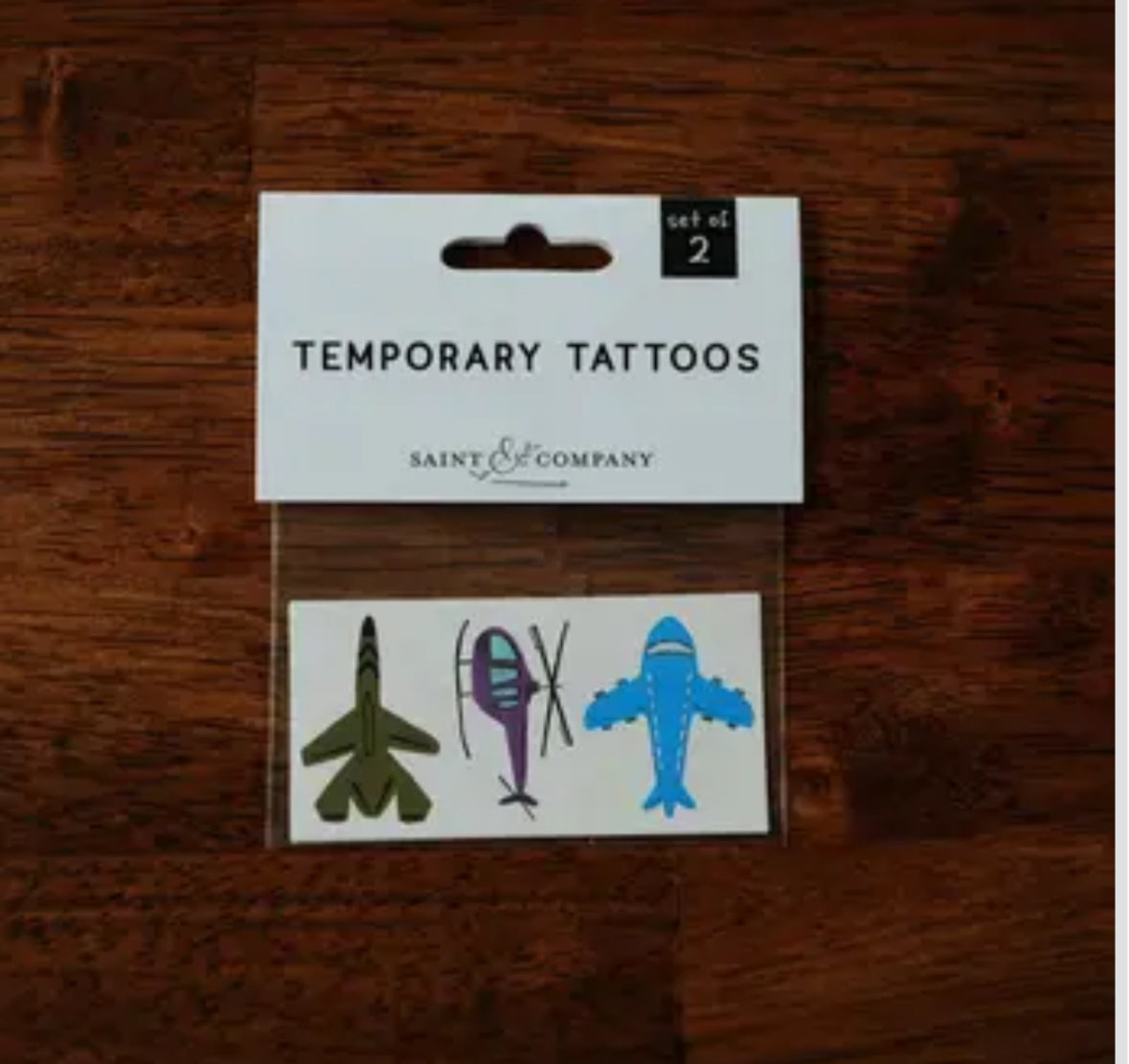 Saint & Company Temporary Tattoos