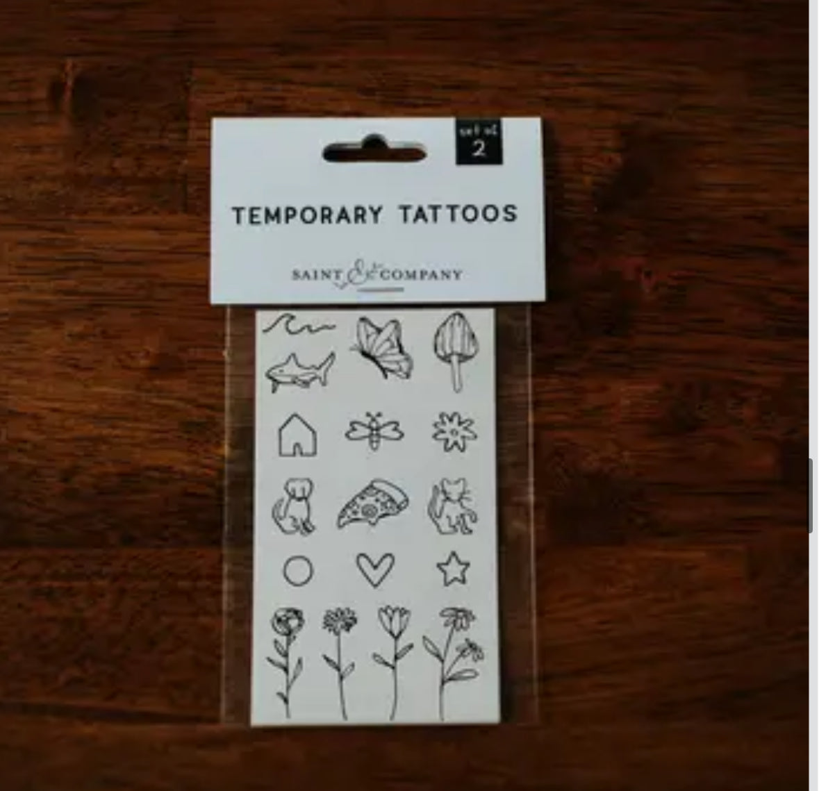 Saint & Company Temporary Tattoos