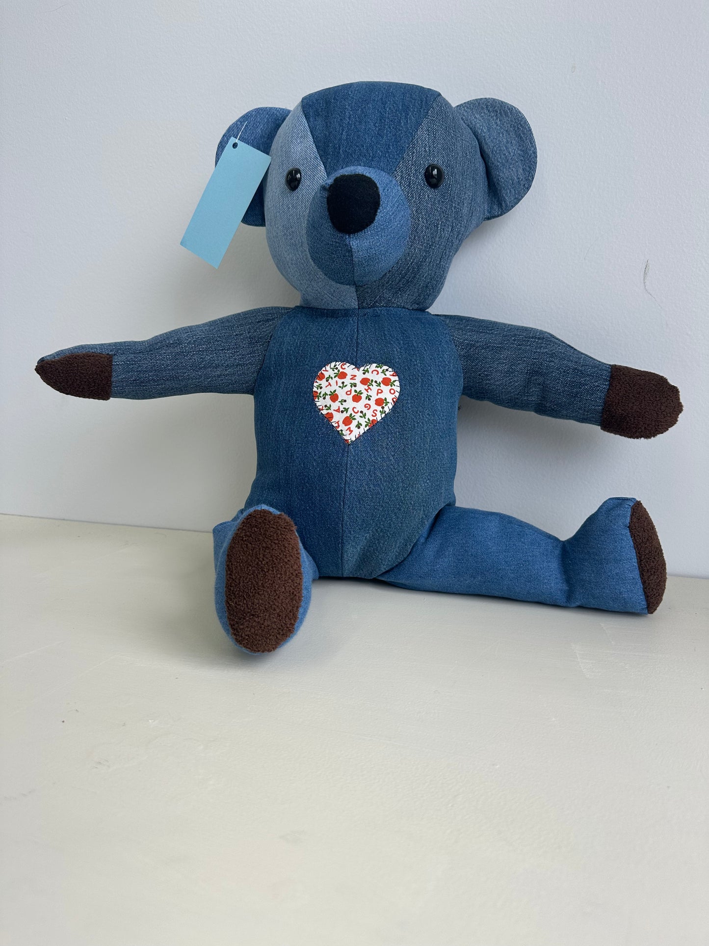 Handmade Denim Teddy Bears